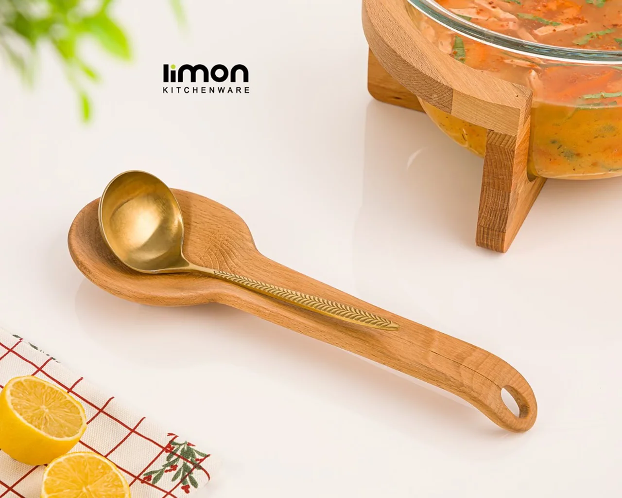 زیر ملاقه ای چوبی راش آشپزخانه کد 2180
